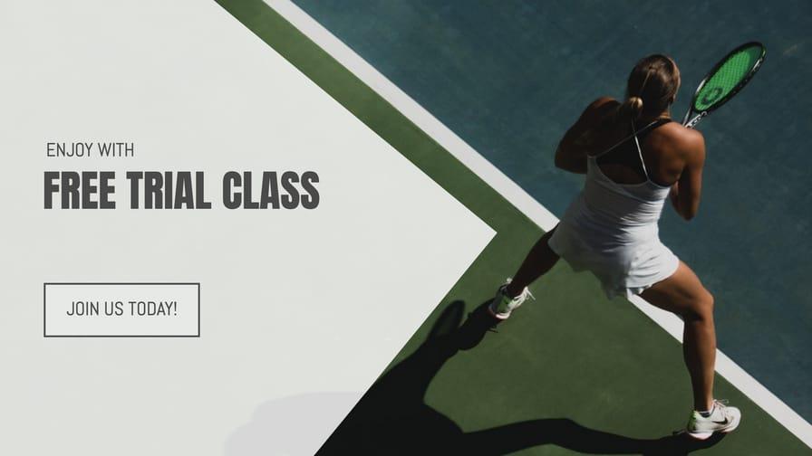 Free Trial Class Green Website Banner