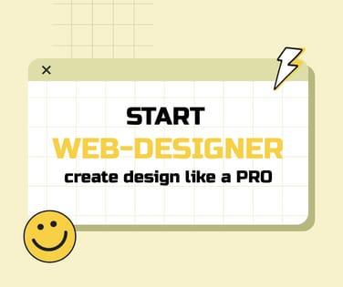 Start Course Web Designer Announcement Facebook Post