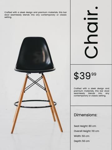 Gray And Black Minimalistic Elegant Product Infographic