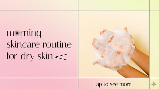 Skincare Routine Twitter Post