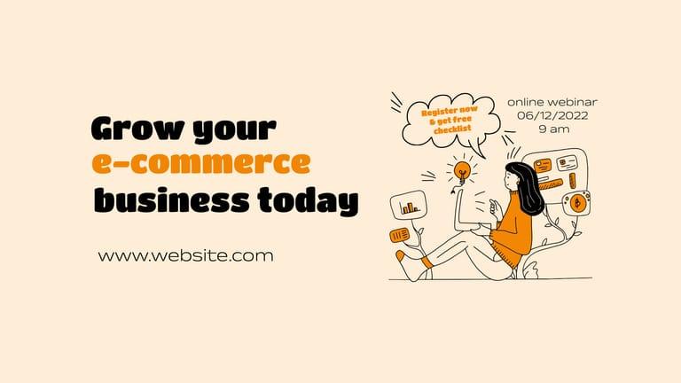 Grow Your Business Today, Event Facebook Cover