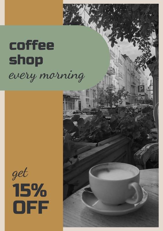 Coffee Shop Restaurant Advertising Promo Flyer