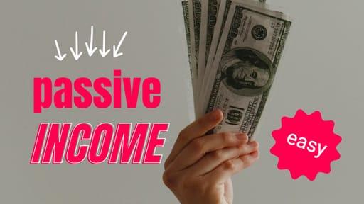 Pink Passive Income YouTube Thumbnail