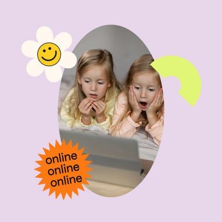 Детский Онлайн Клуб Яркая Публикация в Instagram
